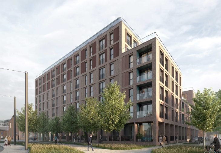 A CGI of the new-look Waterway House